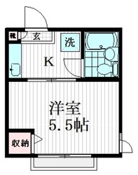 サンシャイン学芸大学の物件間取画像